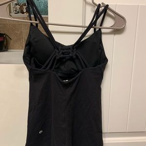 Lululemon work out top, gently used, black,size 4